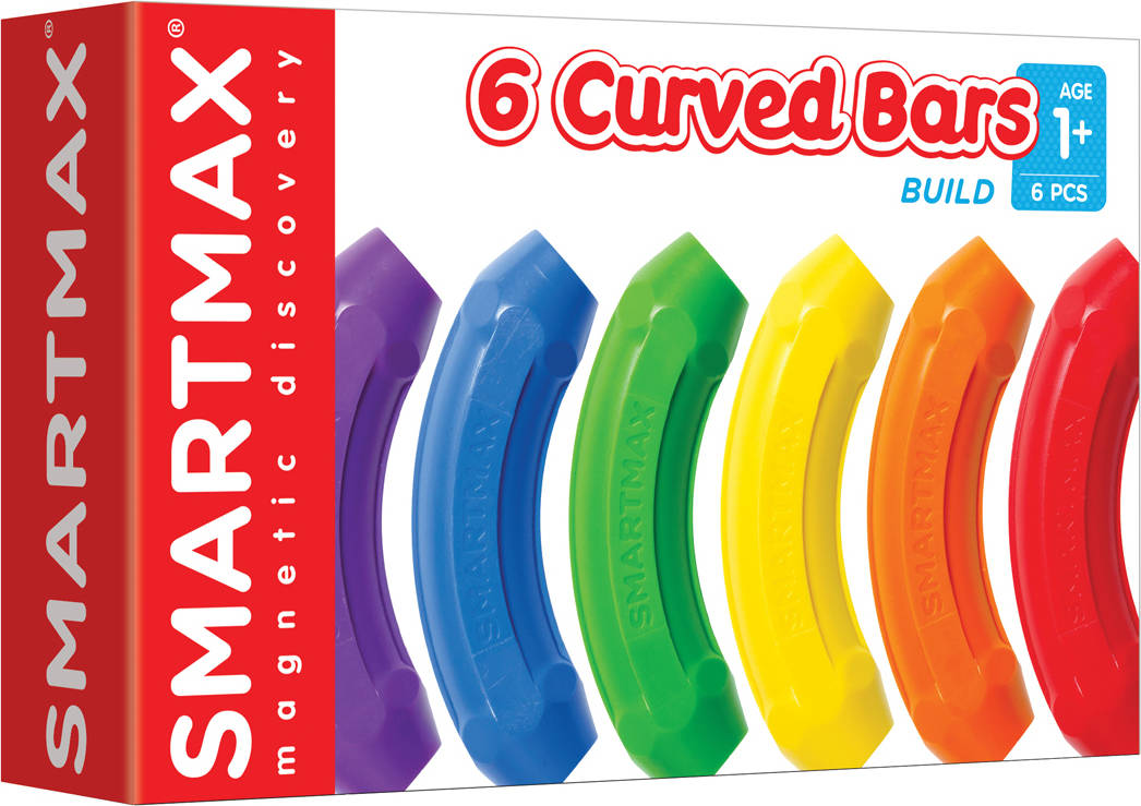 Smartmax Xt Set 6 curved bars edad 1 piezas juego de juguetes multicolor años