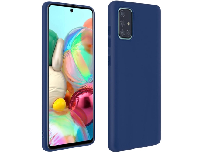 Carcasa Samsung Galaxy A71 IMAK Silicona Azul