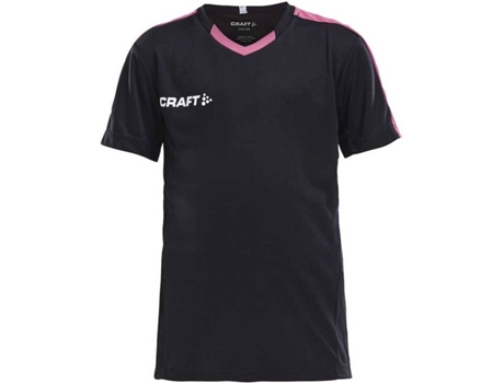 Camiseta de Hombre para Fútbol CRAFT Progress Contrast Negro (134 / 140 cm)