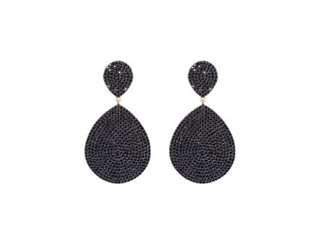 Pendientes Monte Carlo Oro LATELITA Circonio Negro