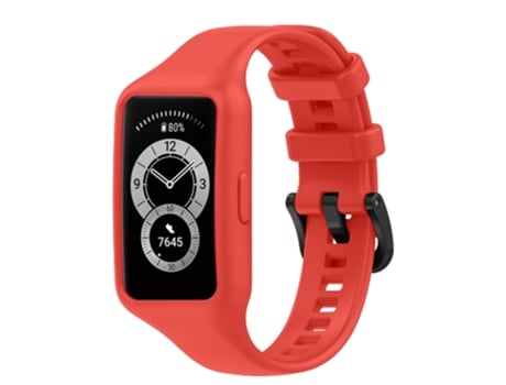 Correa Huawei Band 7 / 6 Pro / 6 / Honor Band 6 Silicona Flexible Rojo AVIZAR