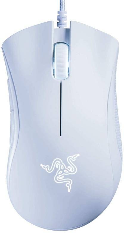 Ratón Gaming RAZER Deathadder (6400 dpi - Blanco)