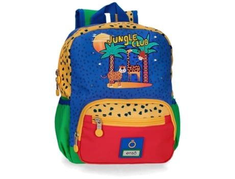 Mochila ENSO Jungle Club (Multicor - 28 x 23 x 10 cm)