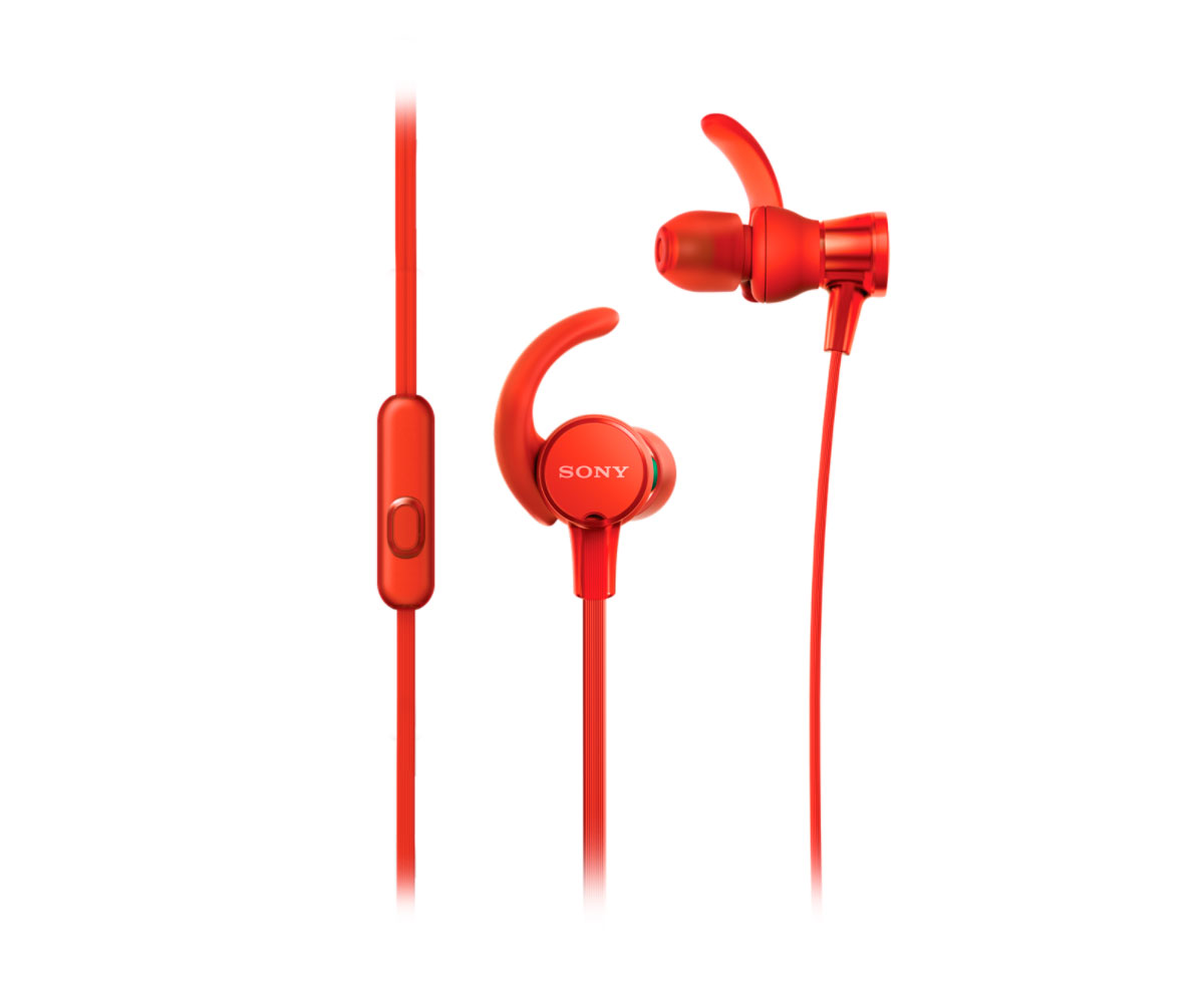 Auriculares con Cable SONY Mdr-Xb510Asr (In Ear - Micrófono - Rojo)