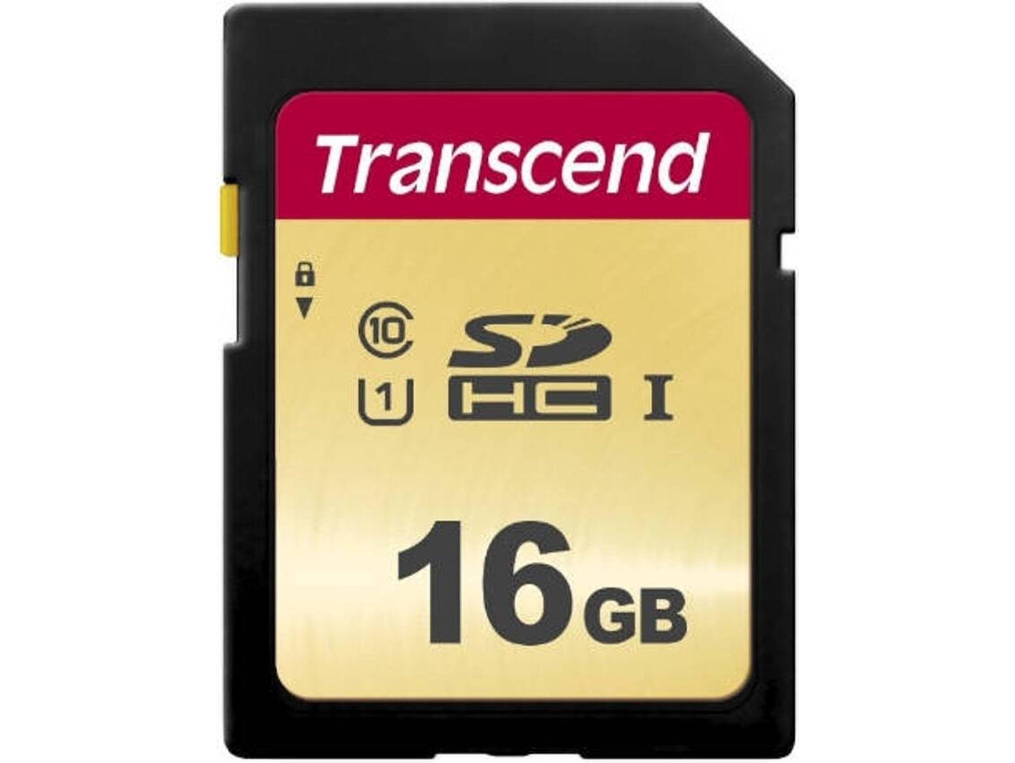 Tarjeta de Memoria TRANSCEND 16GB, UHS-I, SD