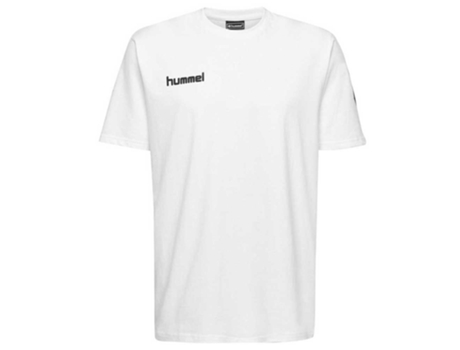 Camiseta de Hombre para Fútbol HUMMEL Go Algodón Blanco (2XL)