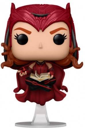 Funko Pop Marvel wandavision bruja escarlata 54323 figura y vision big red 10 scarlet