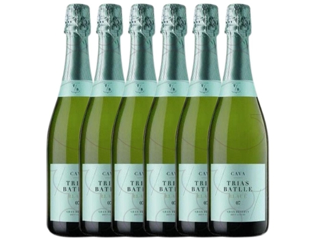 Espumante TRIAS BATLLE Trias Batlle Blaue Brut Nature Cava Gran Reserva (0.75 L - 6 unidades)