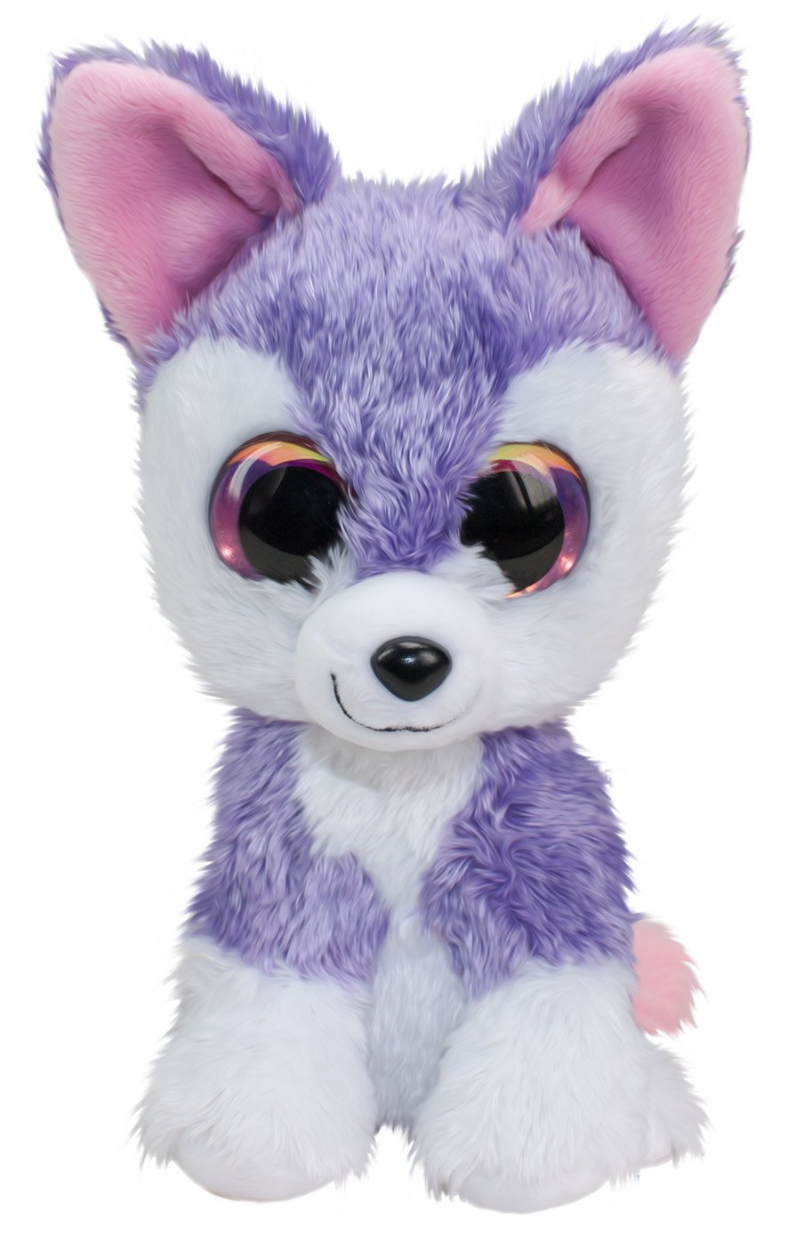 Peluche Lumo Stars wolf susi 24 cm animales de juguete felpa rosa blanco 3 años