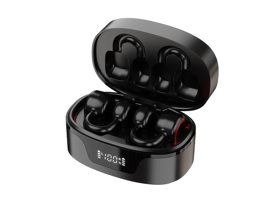 Auriculares Bluetooth True Wireless Clip de oreja Conducción ósea