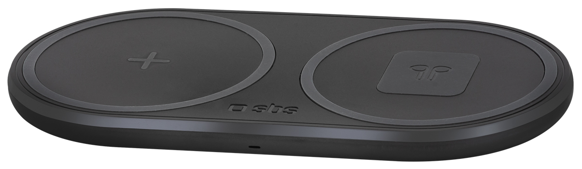 Base de Carga Wireless Dupla SBS Negro