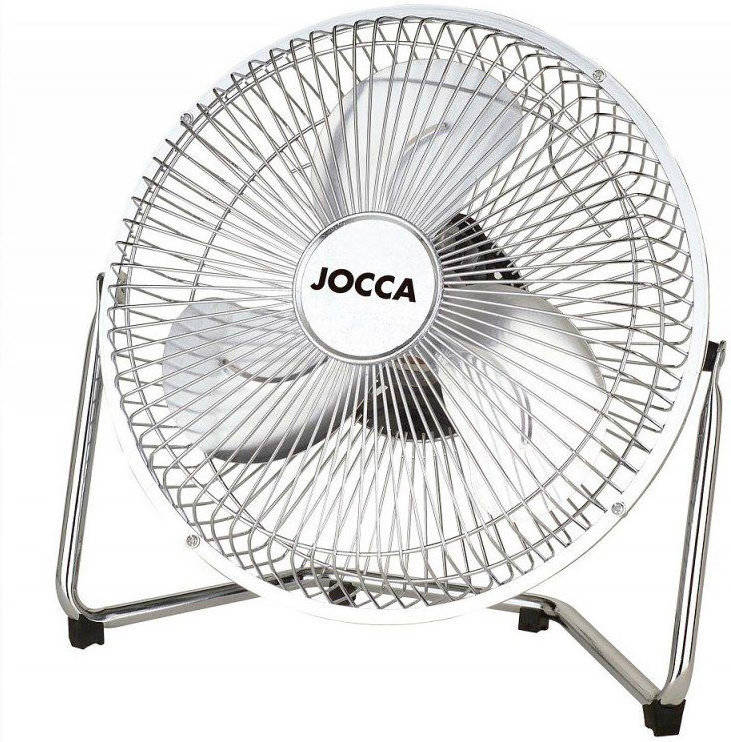 Ventilador de Suelo JOCCA JOC2236 Metálico (20 W - Diámetro 21 cm)