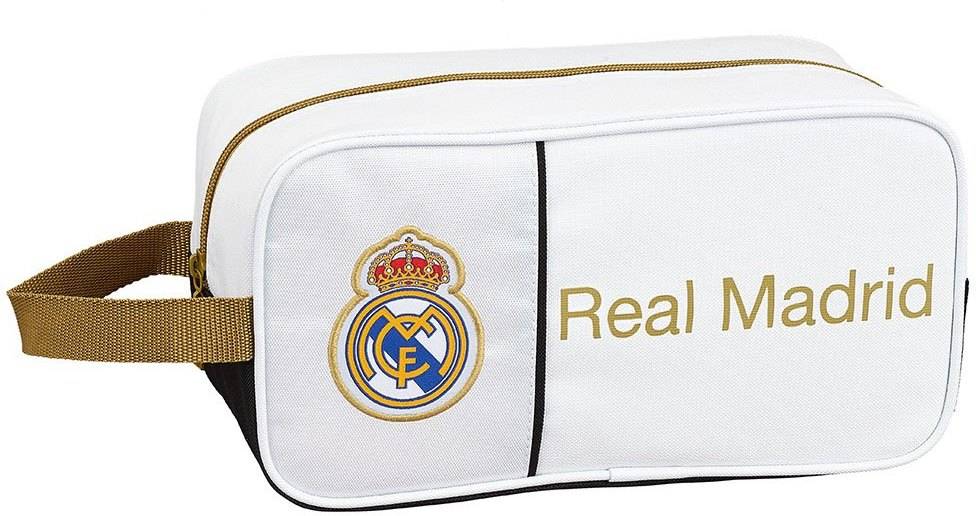 Bolsa de Zapatillas de Fútbol SAFTA  Real Madrid Principal 19/20 6.1l (Blanco - Tamaño unico)