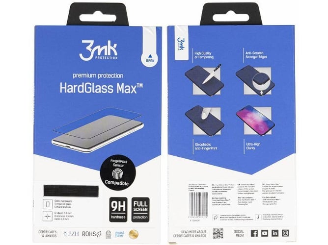 Película 3MK Compatible iPhone 12 Max (HardGlass)