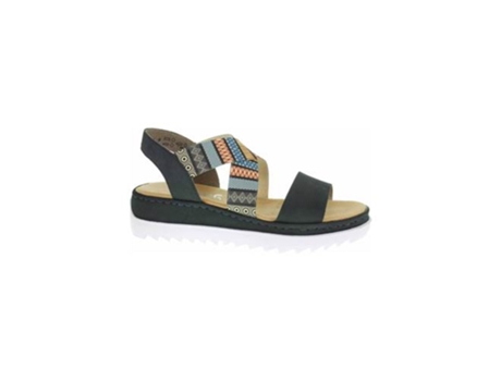 Sandalias RIEKER Material sintético Mujer (37 EU - Gris)