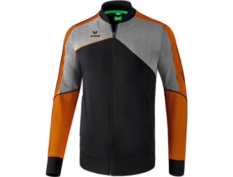 Chaqueta ERIMA Premium One 2.0 (Negro, Gris y Naranja - M)