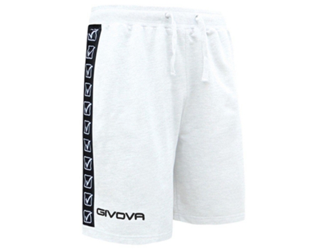 Pantalones para Hombre GIVOVA Terry Band Blanco para Fútbol (L)