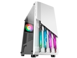 Mars Gaming - MC-X2 Blanco Caja PC Gaming ATX Frontal Acero FRGB 2  Ventiladores 12cm FRGB