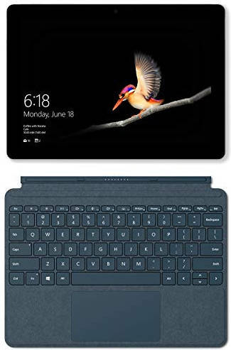 Cubierta Para Tablet surface go microsoft kcs00032 azul cobalto funda con teclado qwerty type cover alcantara signature