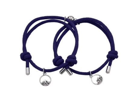 Pulsera Par con Imán - Azul