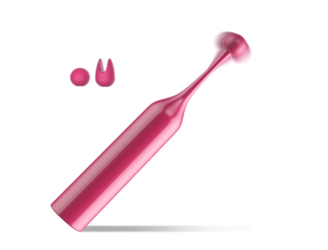 Vibrador de Clítoris de Alta Frecuencia para Mujer Mini Estimulador de Clítoris Súper Potente con 10 Modos de Vibración Rosa BISBISOUS