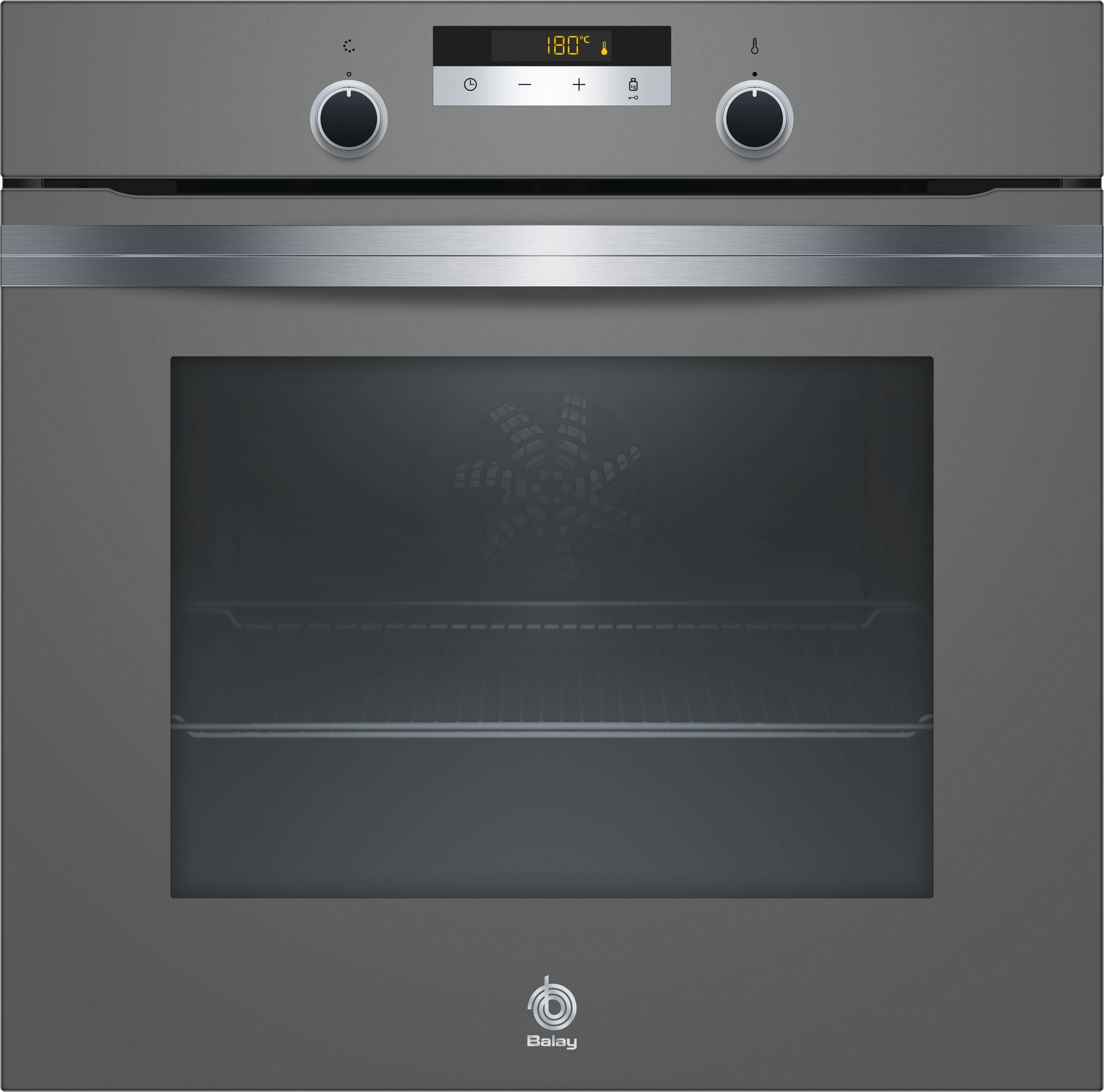 Horno BALAY 3HB584CA0 (71 L - 59.4 cm - Hidro y Pirolítico - Gris)