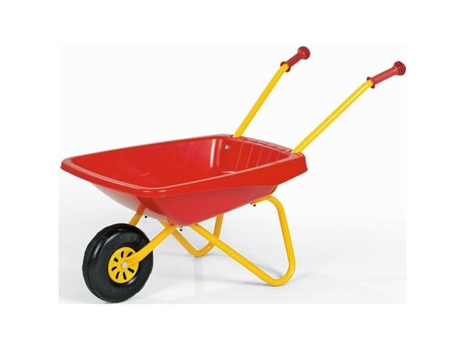 Carrito De Mano rollytoys con cubo amarillo y rojo toys carretilla para niños 270859