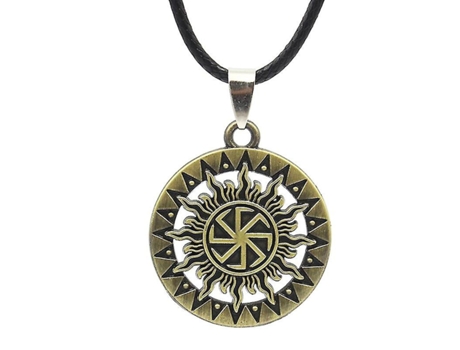 Collar de chaleco solar vintage chakra joyería espiritual unisex regalo creativo