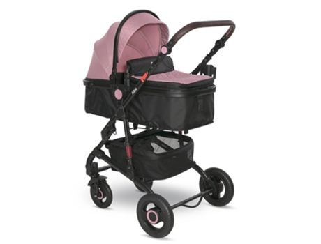 Carrito De Bebé Dúo Convertible Alba Premium De LORELLI Pink