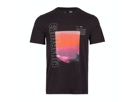 Camiseta para Hombre O'NEILL (S - Algodón - Negro)