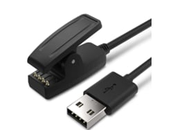 S/MARCA Cargador Garmin Forerunner 735 Base con Cable USB 100cm Negro