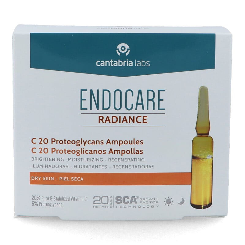 Ampollas Faciales ENDOCARE Radiance C20 Proteoglicanos (10 x 2 ml)