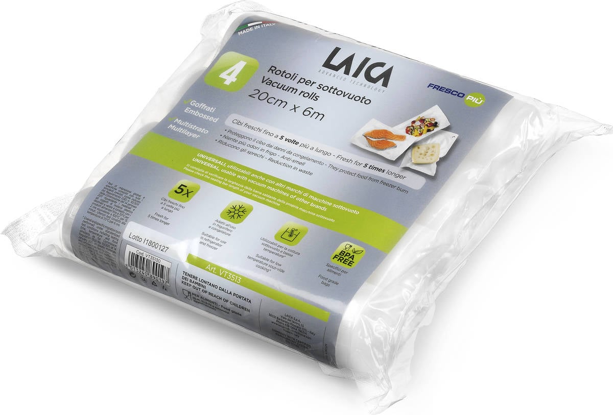 Pack de 4 Rollos LAICA VT3513 (20.2x20x50 cm)