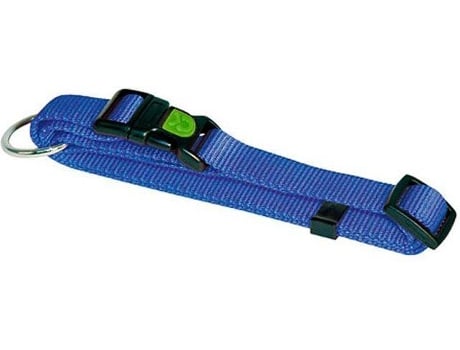 Collar para Perros y Gatos KERBL Ajustable (Azul - 30-45x1.5cm - Nylon - Hasta: 18 Kg - M - Porte Medio)