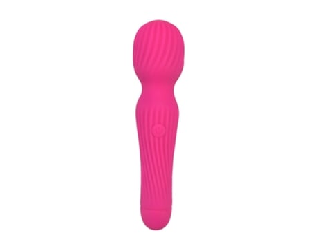 Vibrador de silicona inalámbrico a rayas de 10 velocidades para mujer (rojo) VEANXIN