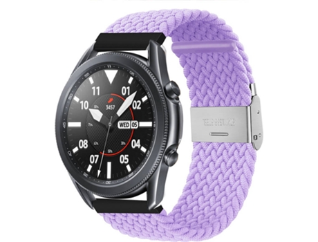 Correa Trenzado Solo Loop (Huawei Watch GT 3 Active 46 mm - Morado)