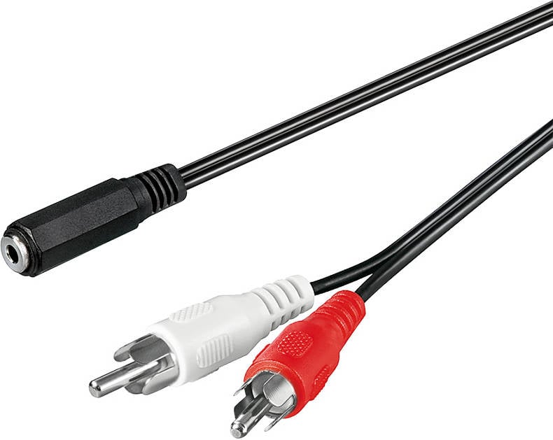 Cable de Audio GOOBAY (1.4 m - Negro)