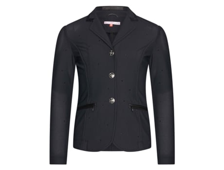 Chaqueta de Niña para Equitación IMPERIAL RIDING Air Mesh Brillant Negro (7/8 años)