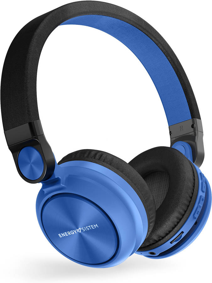 Auriculares Bluetooth ENERGY SISTEM Urban 2 Radio (On Ear - Micrófono - Azul)