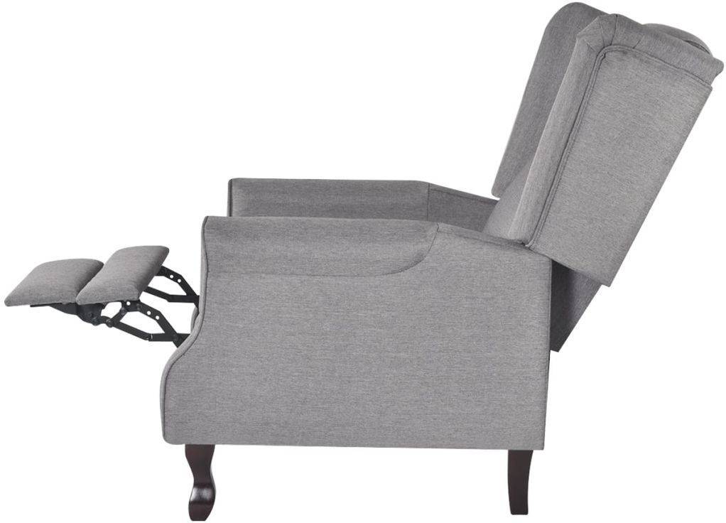 Sillón VIDAXL Tejido gris