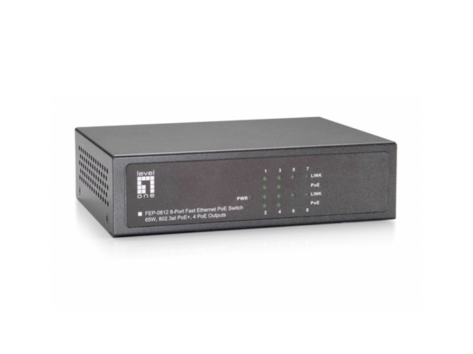 Switch LEVELONE FEP-0812 10/100 PoE