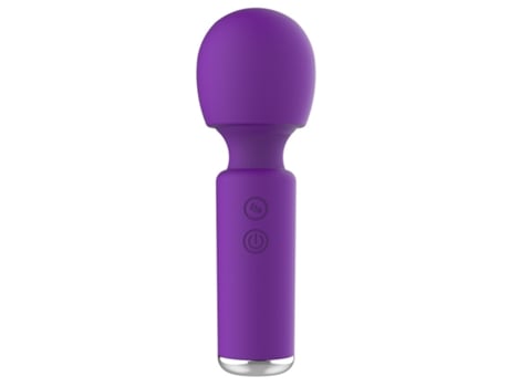 Mini vibrador de masaje de silicona de 10 frecuencias para mujer (púrpura) VEANXIN