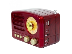 Radio Bluetooth SLOWMOOSE M-160Bt M-161Bt [M-160Bt Rojo]