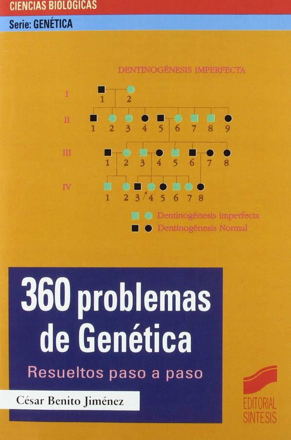 360 Problemas De genética resueltos paso 1 serie libro benito