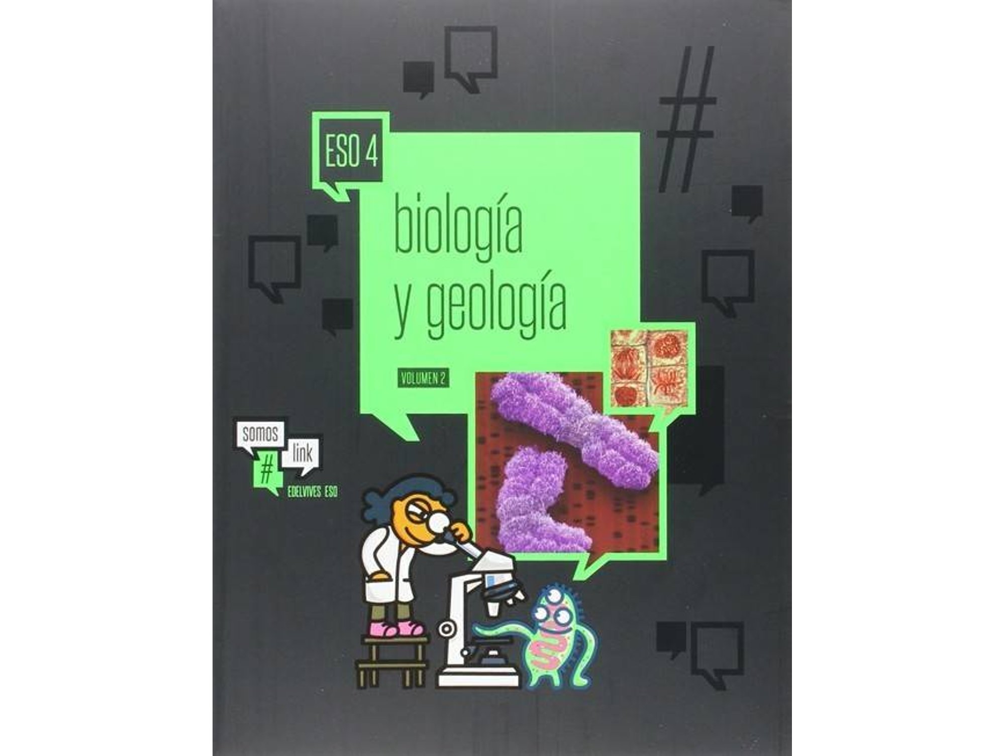 Biología Y Geología 4.º eso dos volumenes somoslink 9788414003046 4. libro 4ºeso.