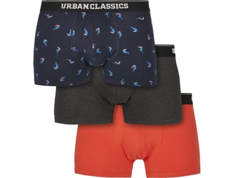 Conjunto de 2 Boxers URBAN CLASSICS Algodón Hombre (5XL - Multicolor)