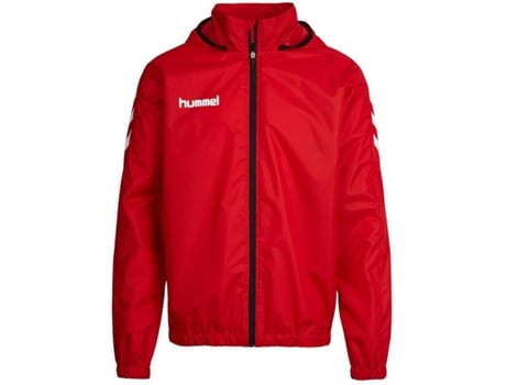 Abrigo para Hombre HUMMEL Core Spray Rojo para Fútbol (140 - 152 cm)