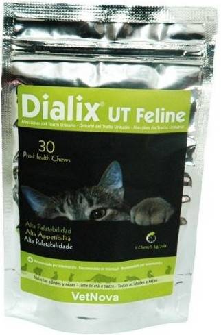 Vetnova Dialix Vnvin0006 ut feline 30 premios azul complemento alimenticio para gatos