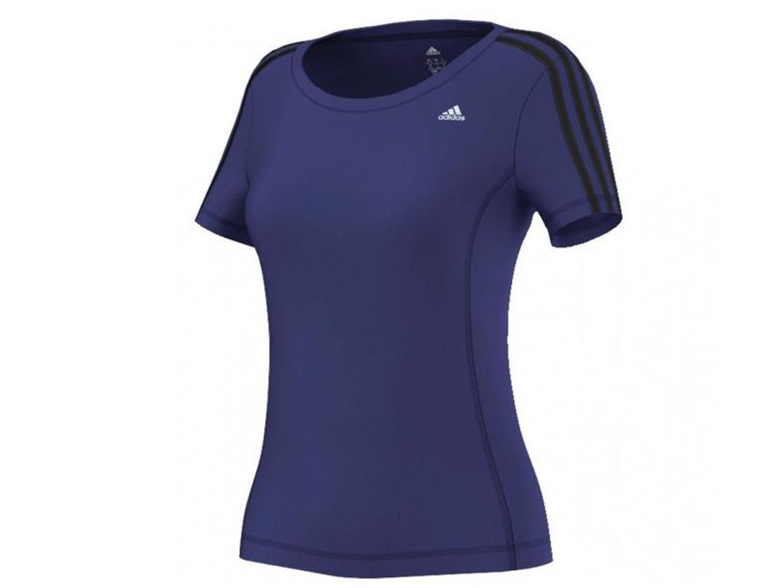 Camiseta adidas rayas online mujer