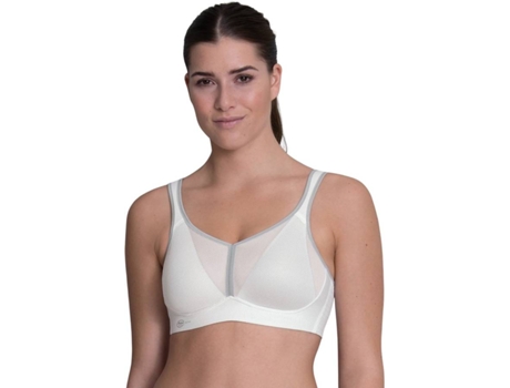 Sujetador Deportivo para Mujer ANITA Air Control Blanco para Fitness (110D)